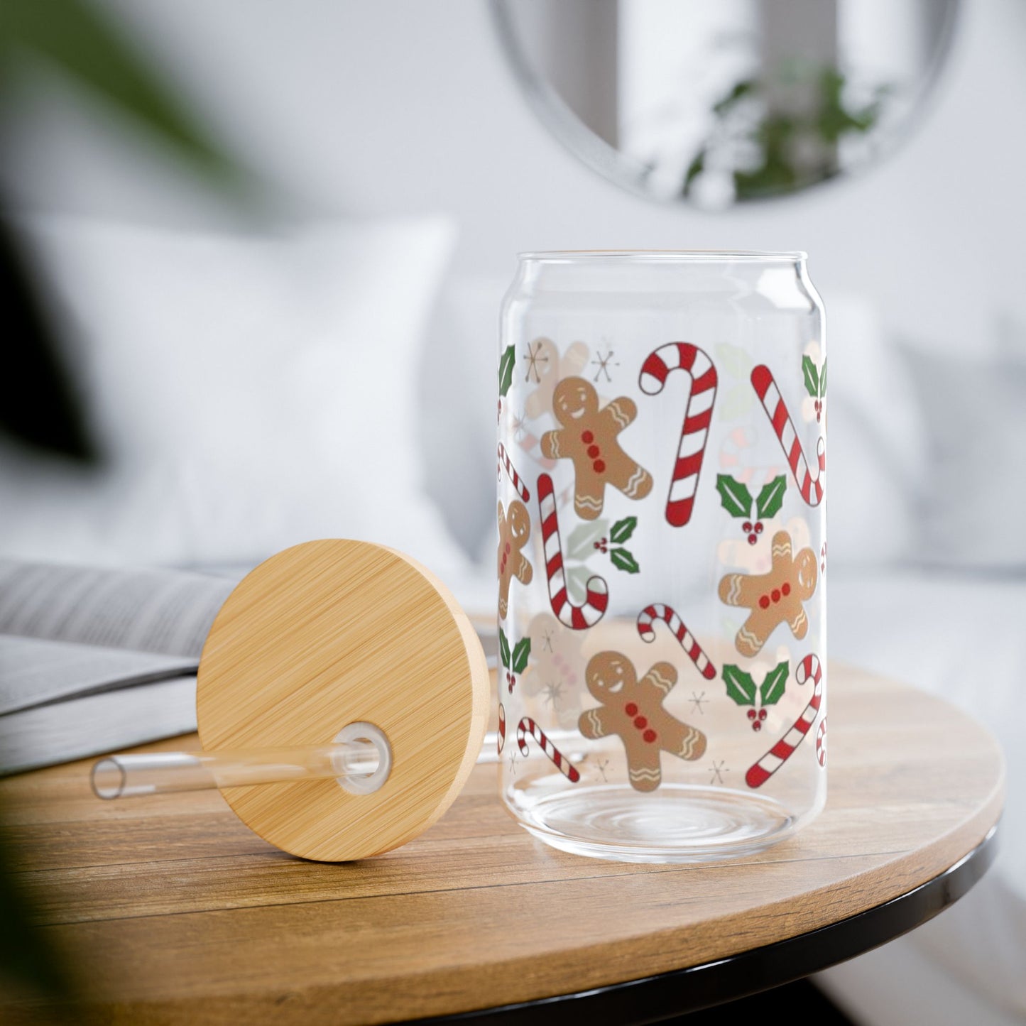 GingerbreadMan Glass Tumbler