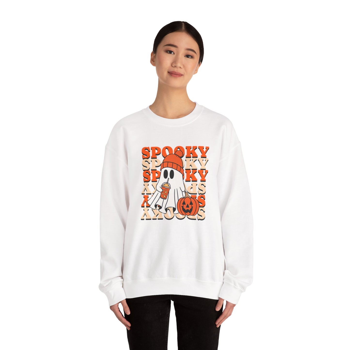 Spooky Ghost Halloween Sweater