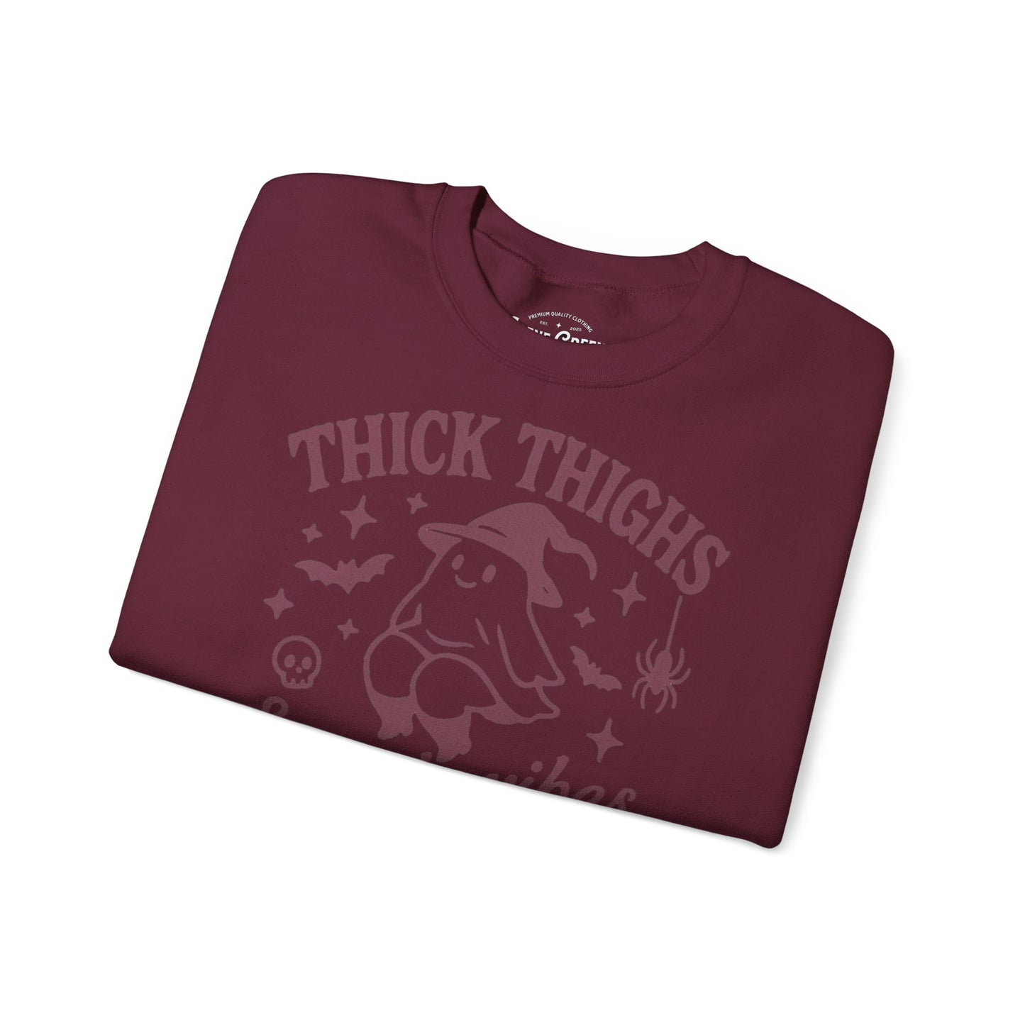 Thick Thighs Spooky Vibes Sweatshirt