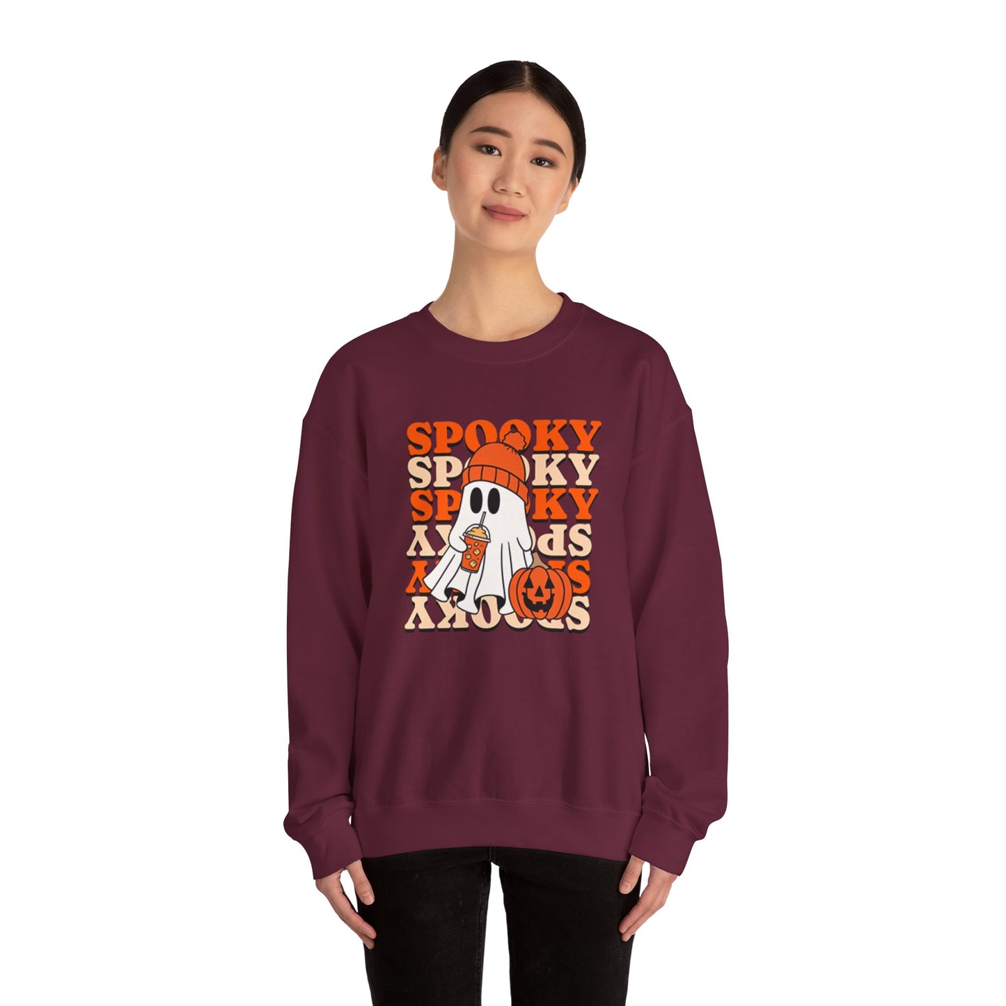 Spooky Ghost Halloween Sweater