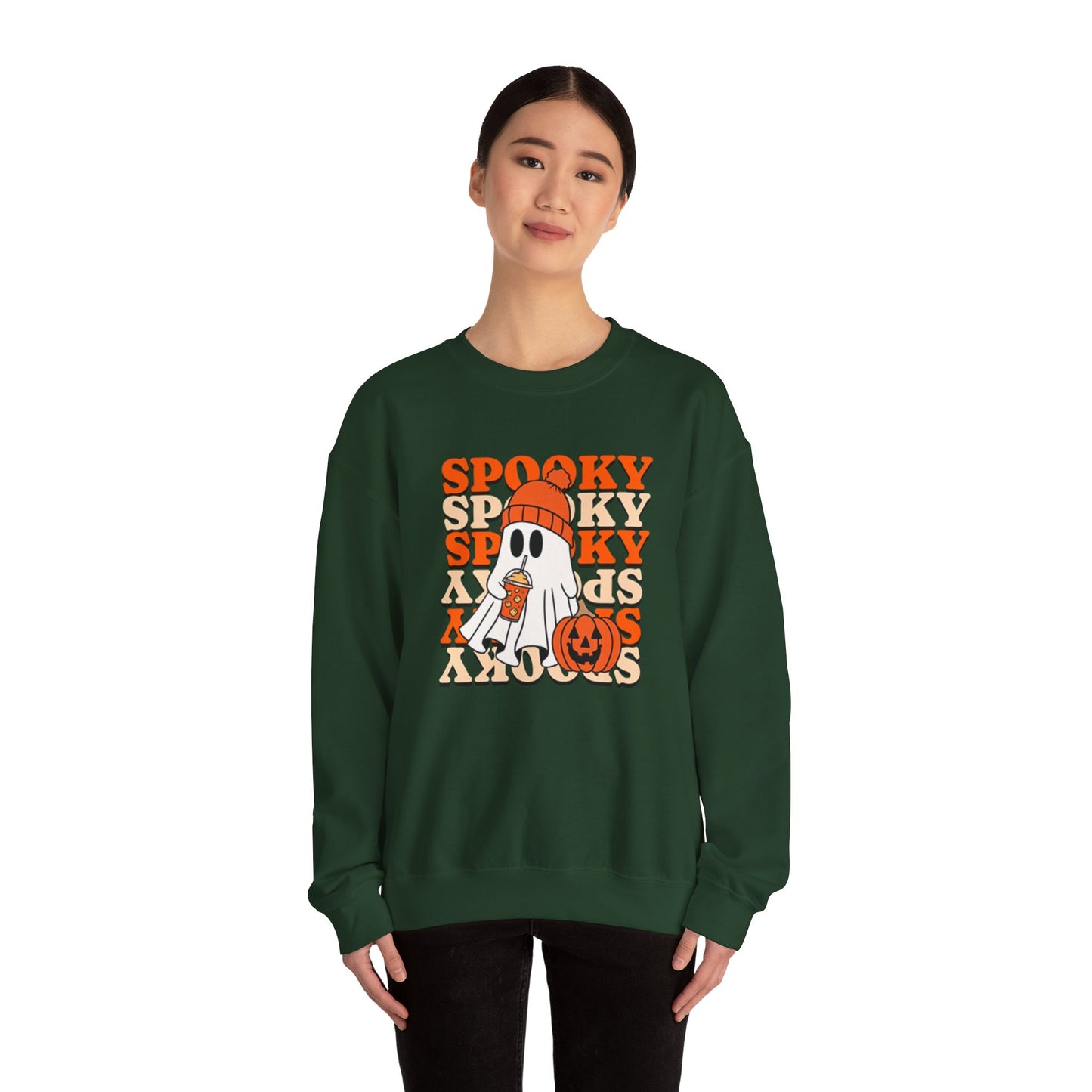 Spooky Ghost Halloween Sweater
