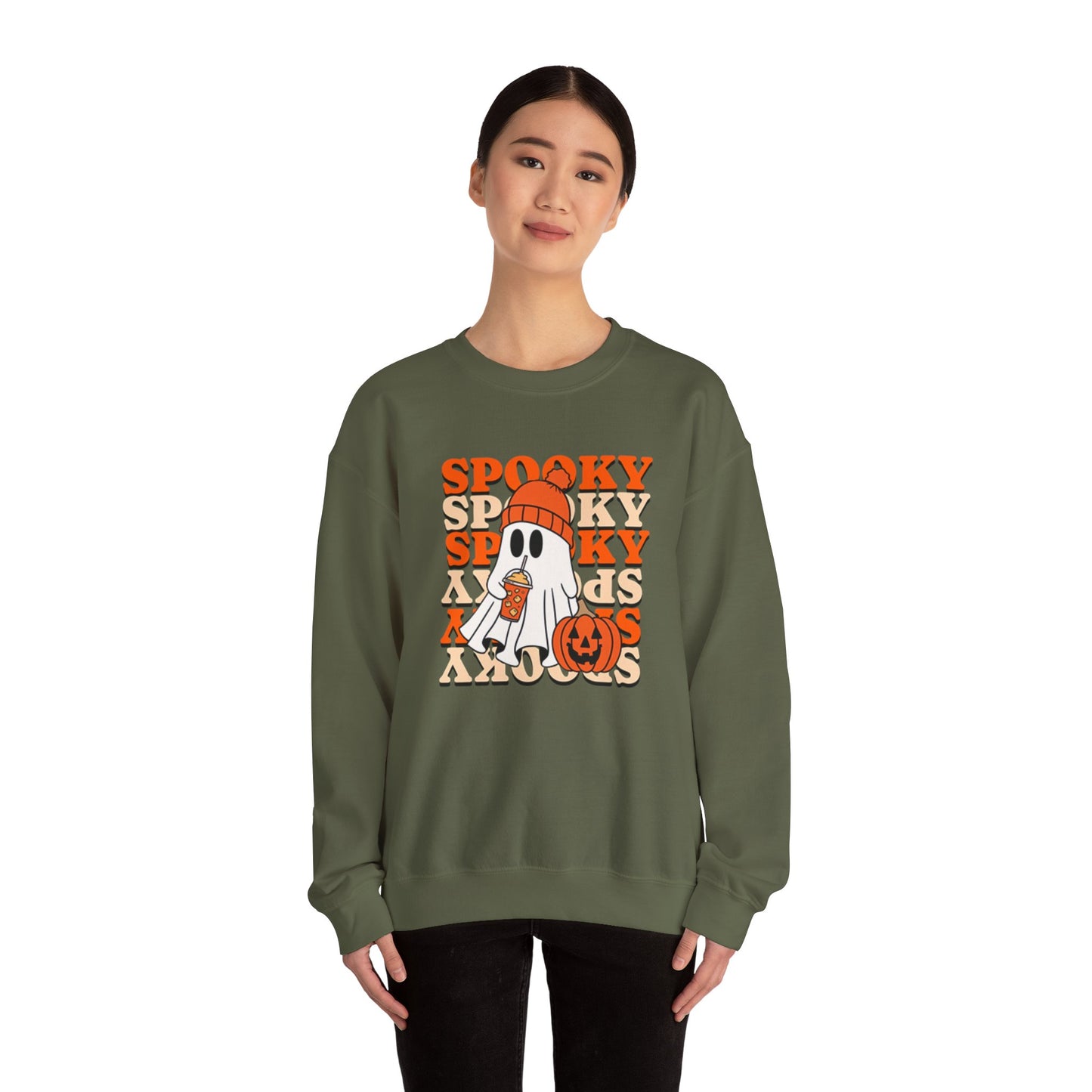 Spooky Ghost Halloween Sweater