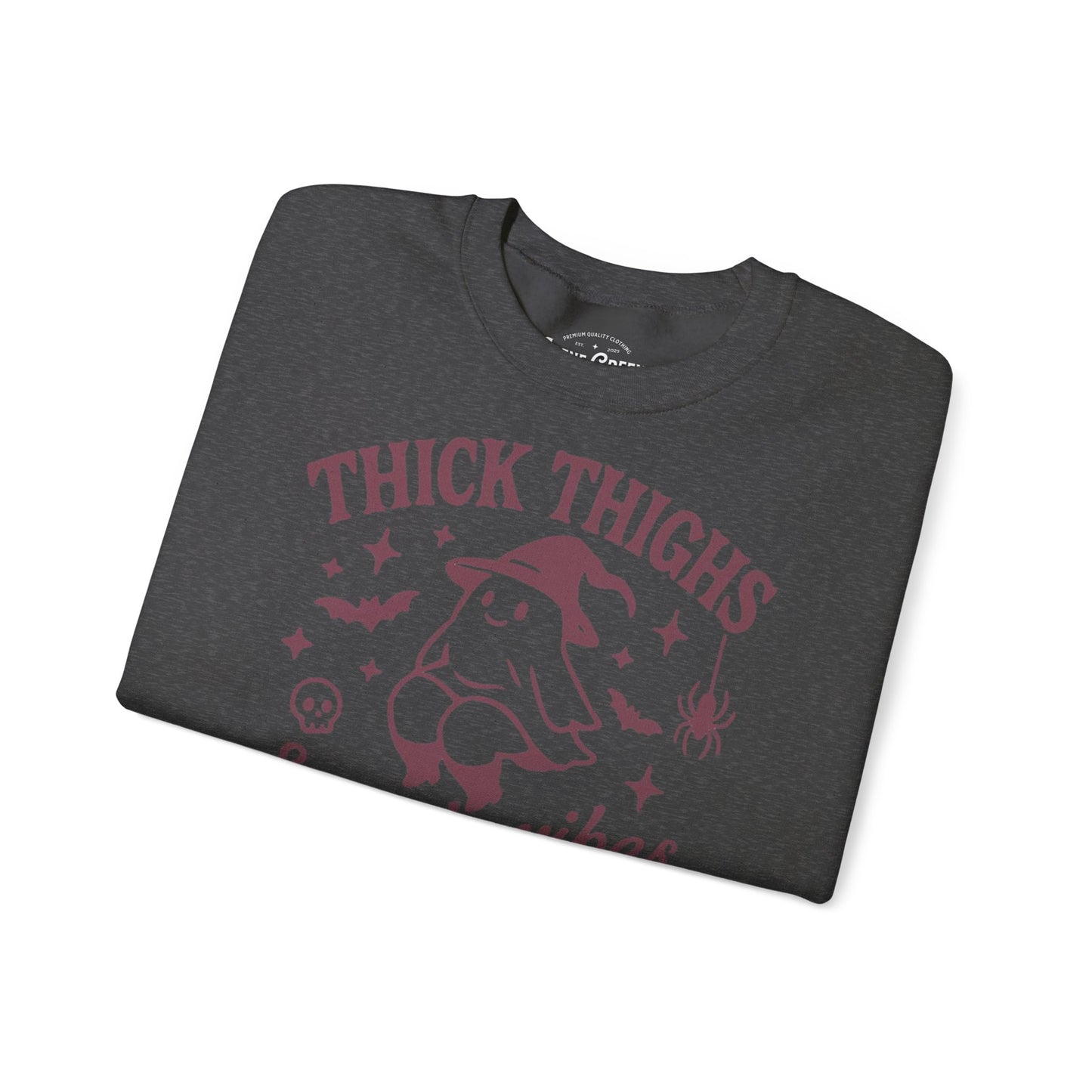 Thick Thighs Spooky Vibes Sweatshirt
