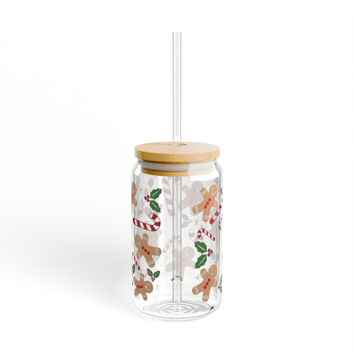 GingerbreadMan Glass Tumbler