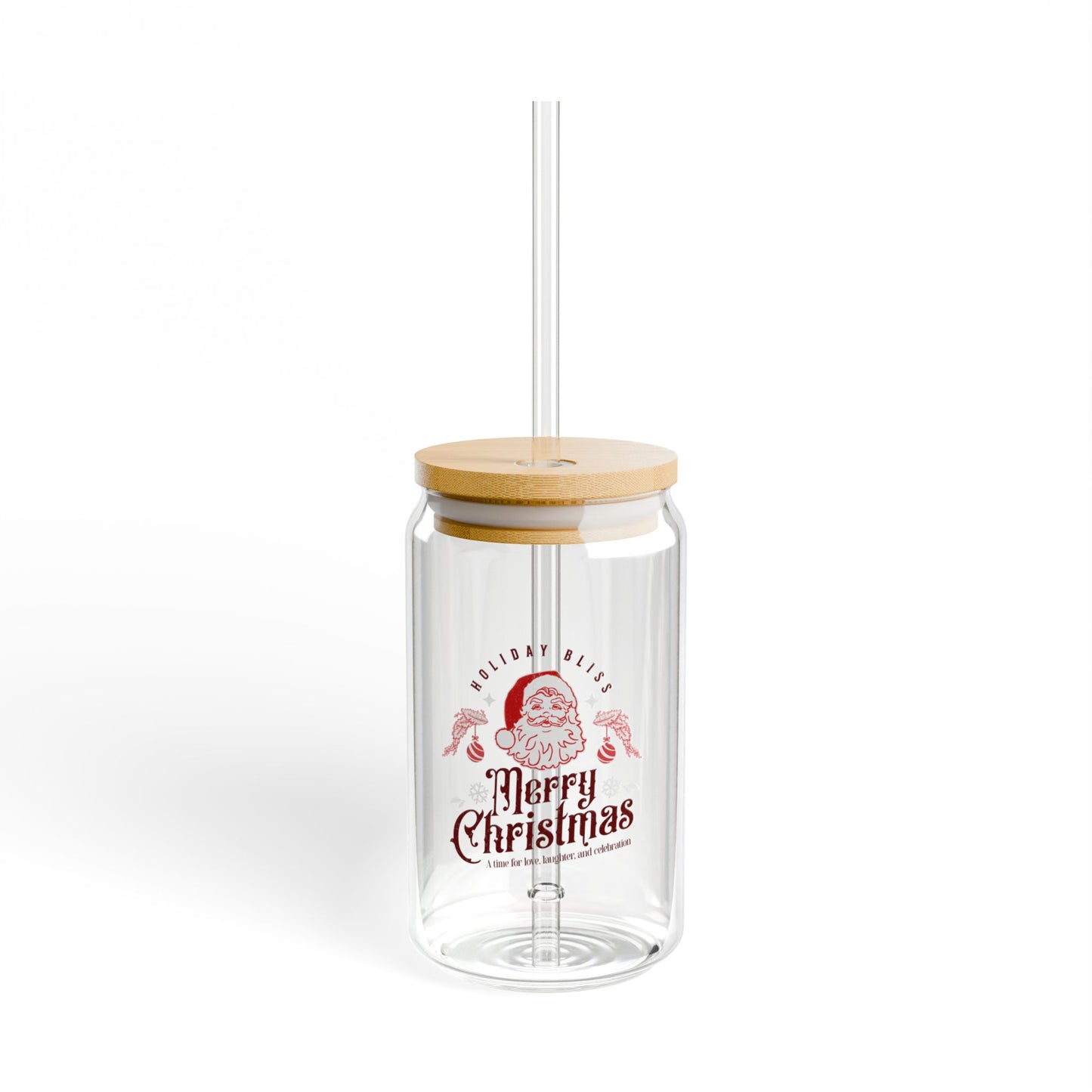 Christmas Glass Tumbler