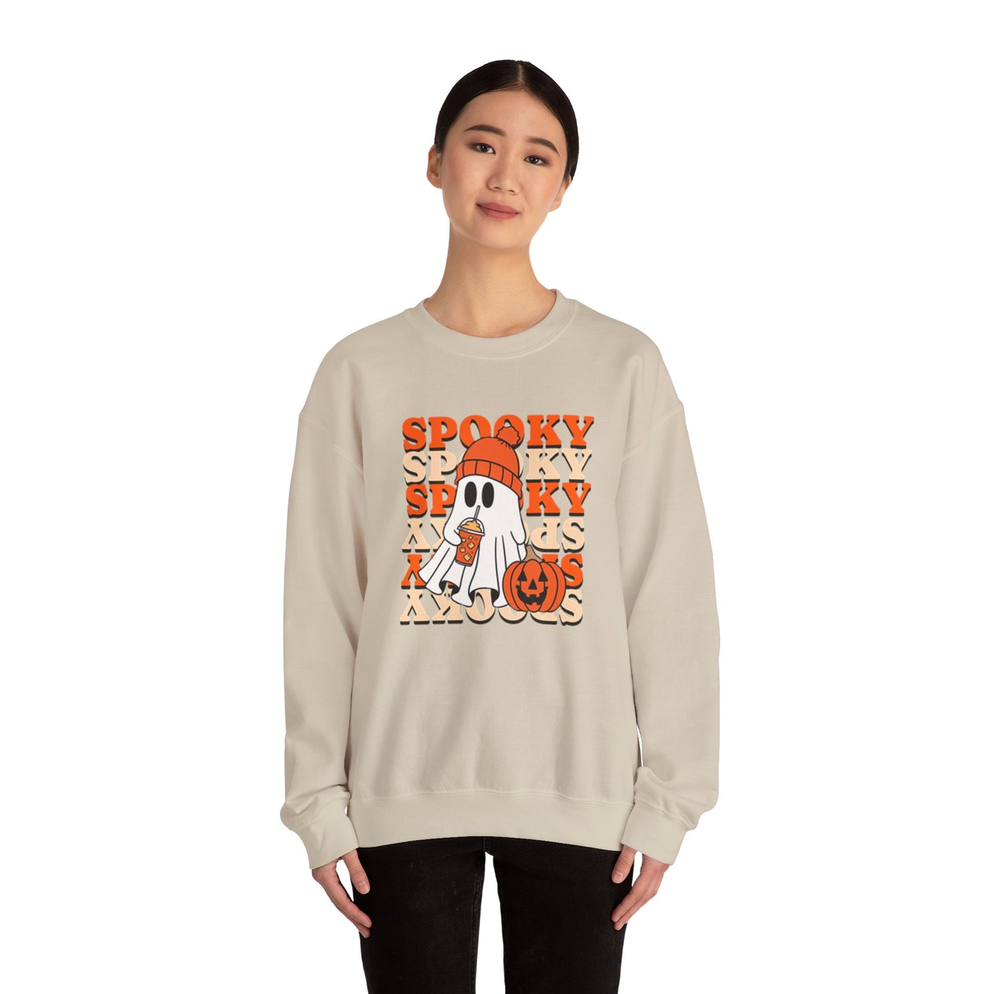Spooky Ghost Halloween Sweater