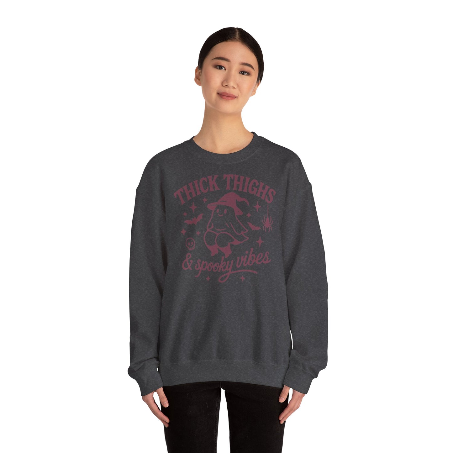 Thick Thighs Spooky Vibes Sweatshirt