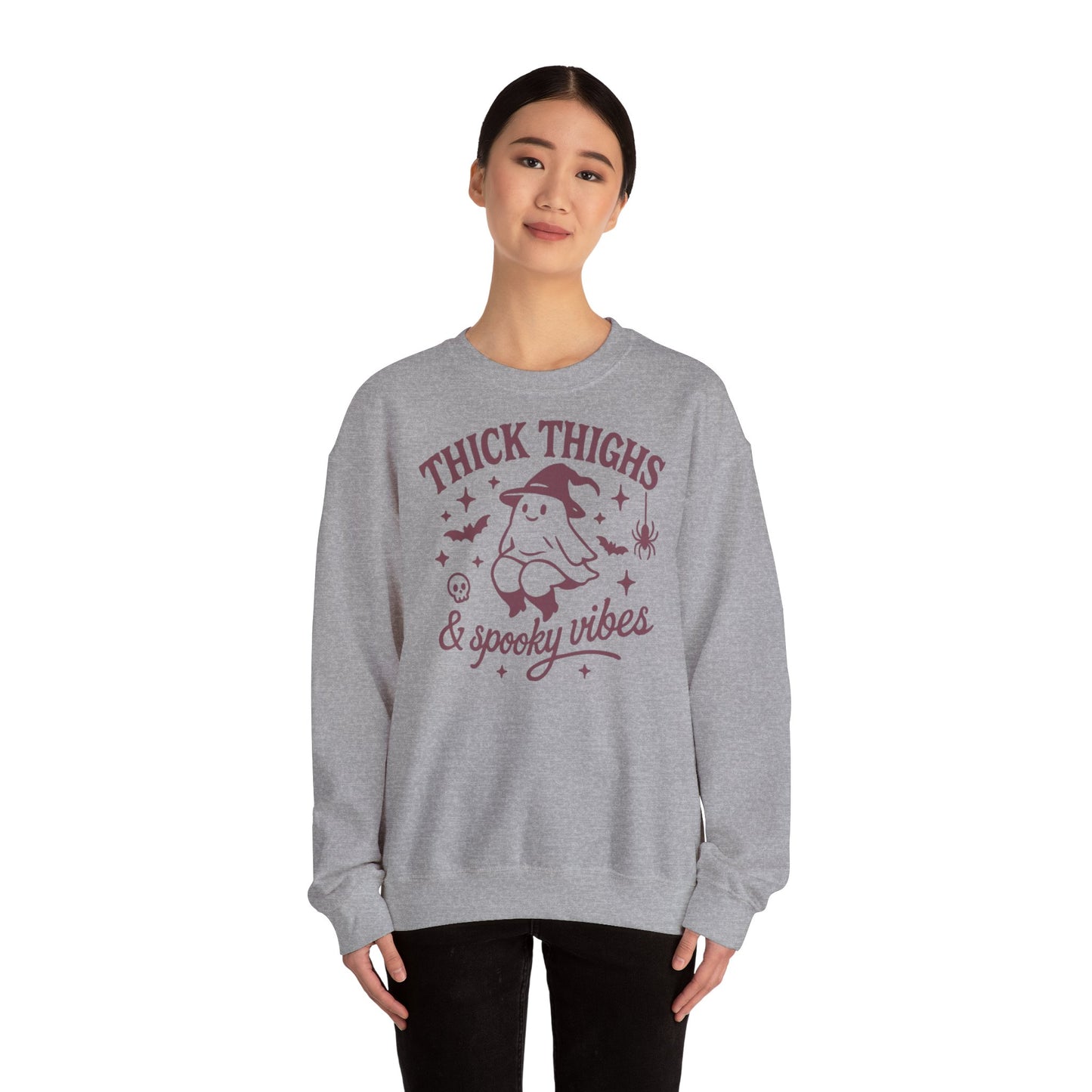 Thick Thighs Spooky Vibes Sweatshirt