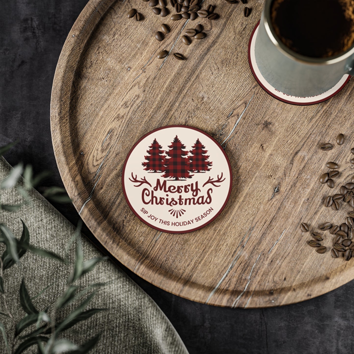 Christmas Tree Coasters