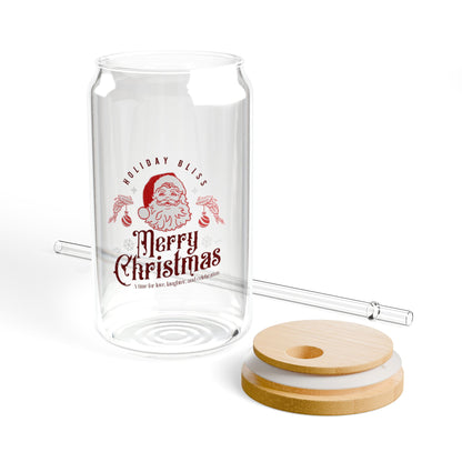 Christmas Glass Tumbler