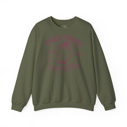 Thick Thighs Spooky Vibes Sweatshirt