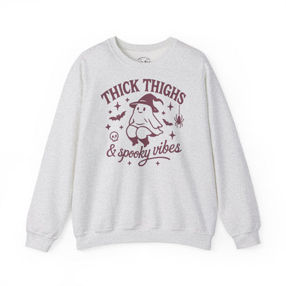 Thick Thighs Spooky Vibes Sweatshirt