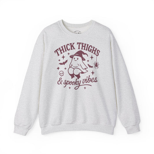 Thick Thighs Spooky Vibes Sweatshirt