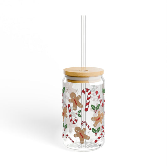 GingerbreadMan Glass Tumbler