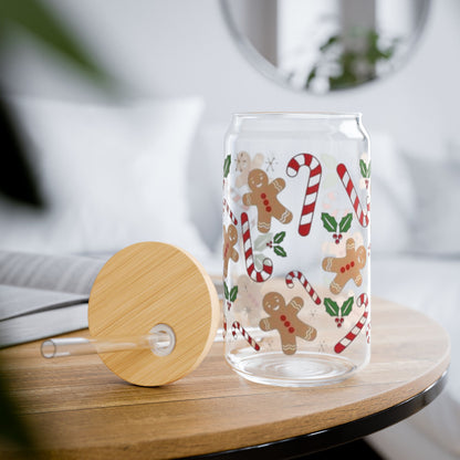 GingerbreadMan Glass Tumbler