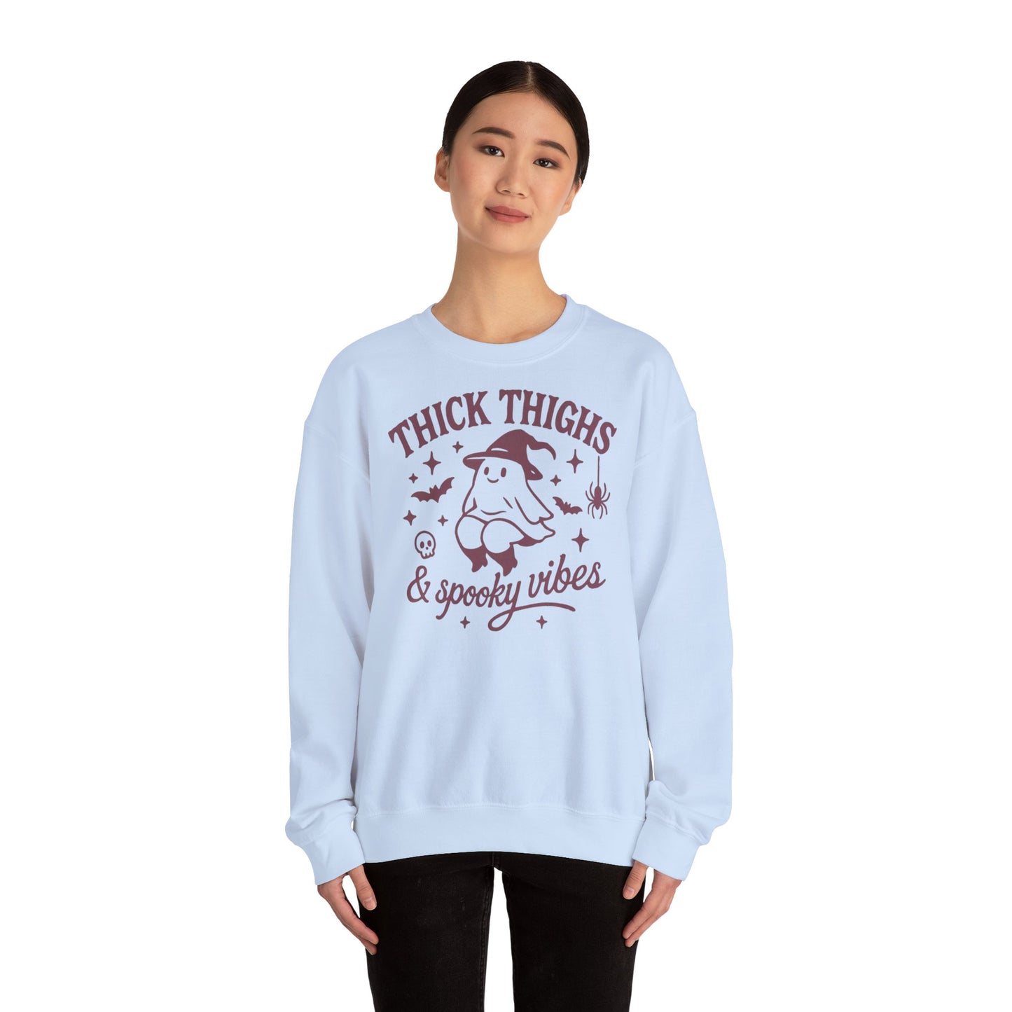 Thick Thighs Spooky Vibes Sweatshirt