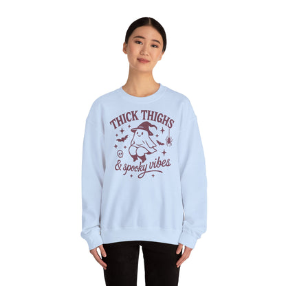 Thick Thighs Spooky Vibes Sweatshirt