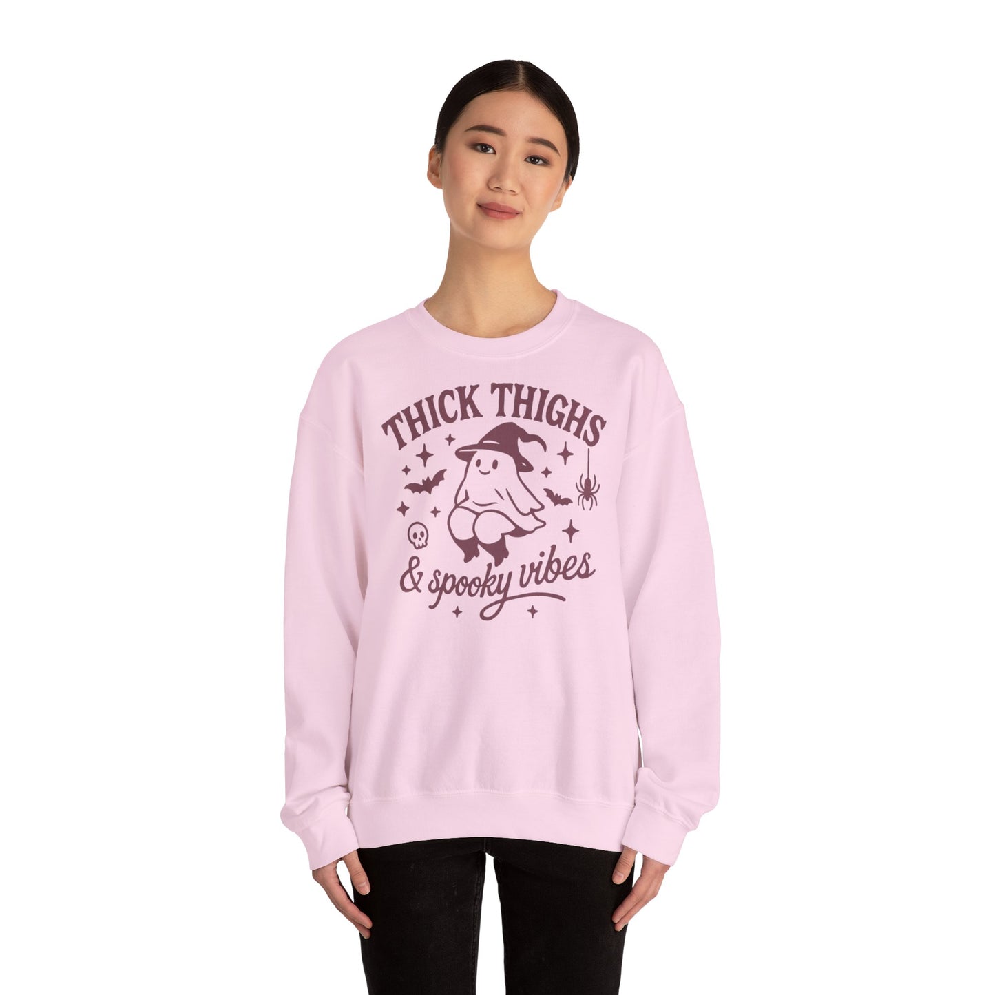 Thick Thighs Spooky Vibes Sweatshirt