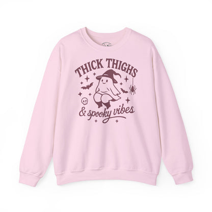 Thick Thighs Spooky Vibes Sweatshirt