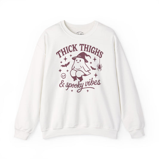 Thick Thighs Spooky Vibes Sweatshirt