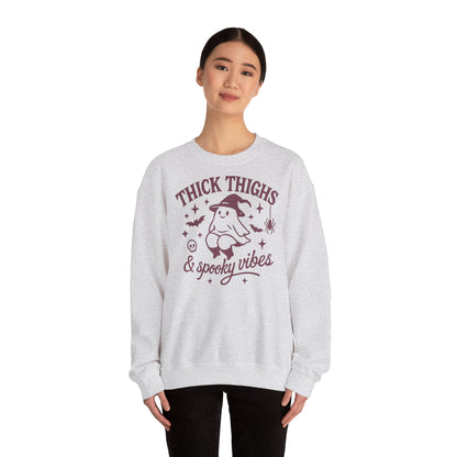 Thick Thighs Spooky Vibes Sweatshirt