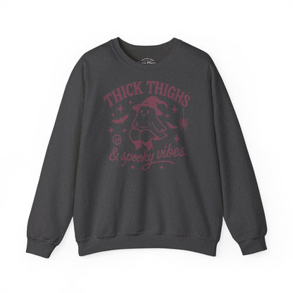 Thick Thighs Spooky Vibes Sweatshirt