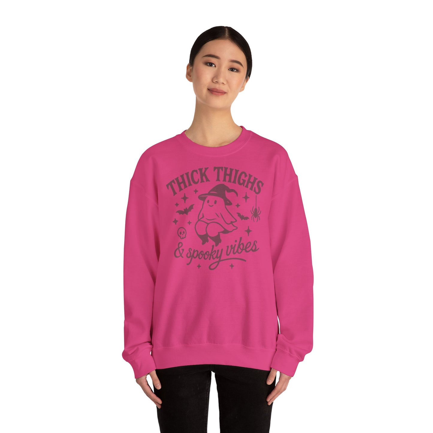 Thick Thighs Spooky Vibes Sweatshirt