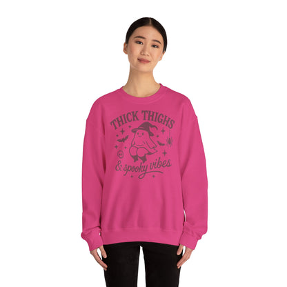 Thick Thighs Spooky Vibes Sweatshirt
