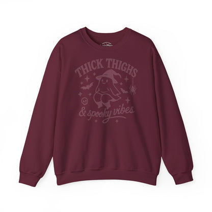 Thick Thighs Spooky Vibes Sweatshirt