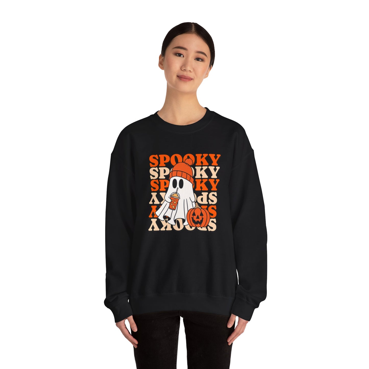 Spooky Ghost Halloween Sweater