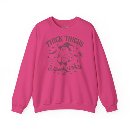Thick Thighs Spooky Vibes Sweatshirt
