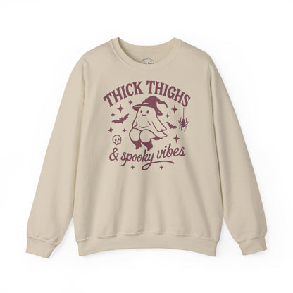 Thick Thighs Spooky Vibes Sweatshirt