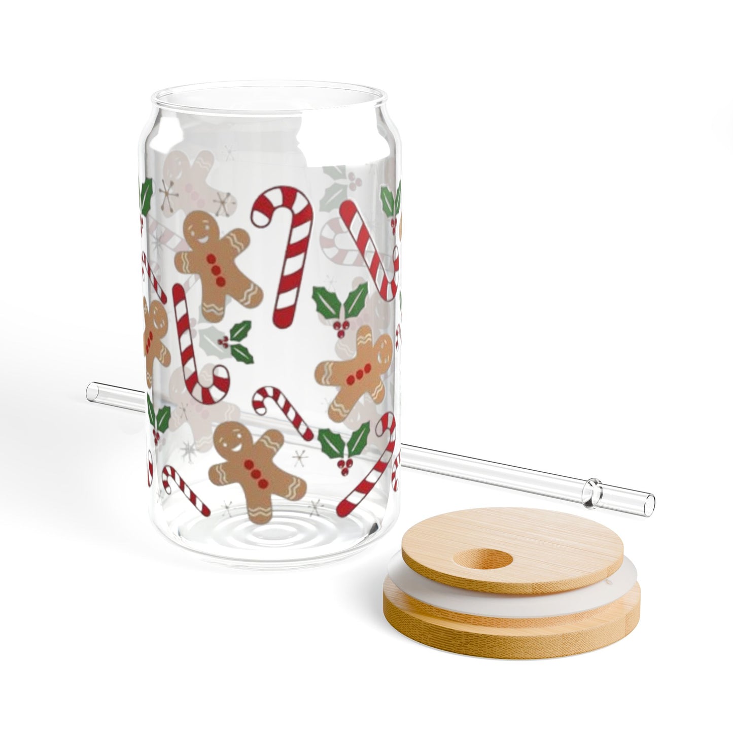 GingerbreadMan Glass Tumbler