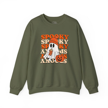 Spooky Ghost Halloween Sweater