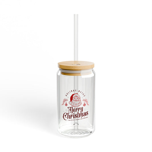 Christmas Glass Tumbler