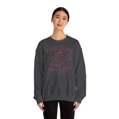 Thick Thighs Spooky Vibes Sweatshirt