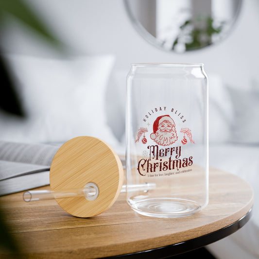 Christmas Glass Tumbler