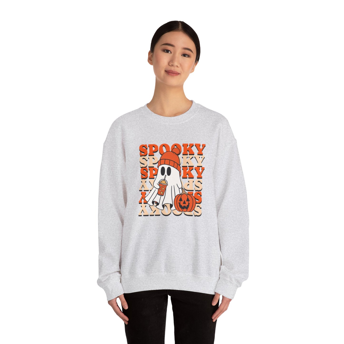 Spooky Ghost Halloween Sweater