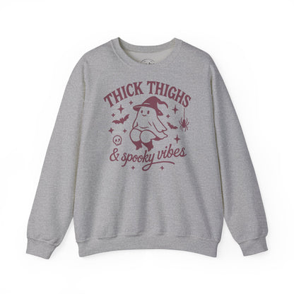 Thick Thighs Spooky Vibes Sweatshirt
