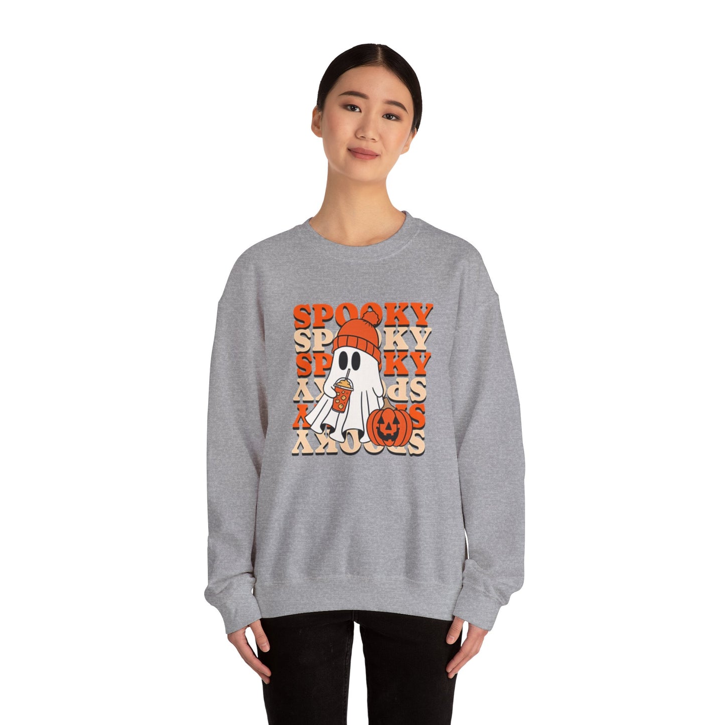 Spooky Ghost Halloween Sweater